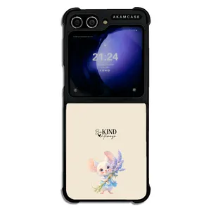 AKAM AMC-WSGZFLIP5-ANIMALS QOUTES-15 Cover For Samsung Galaxy Z Flip 5