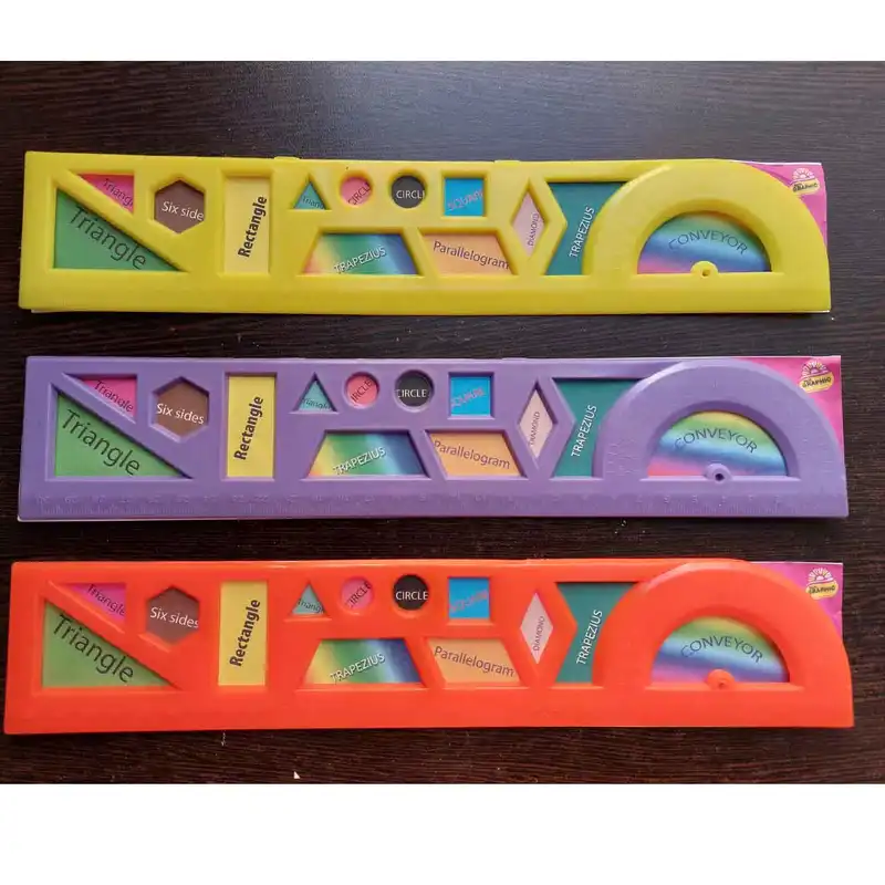 خط کش 30 سانتی متری مدل ژله ای