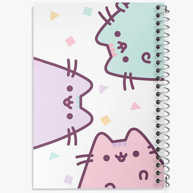 دفتر ژورنال نویسی 50 برگ خندالو مدل نقطه ای طرح پوشین گربه بامزه کد N2044