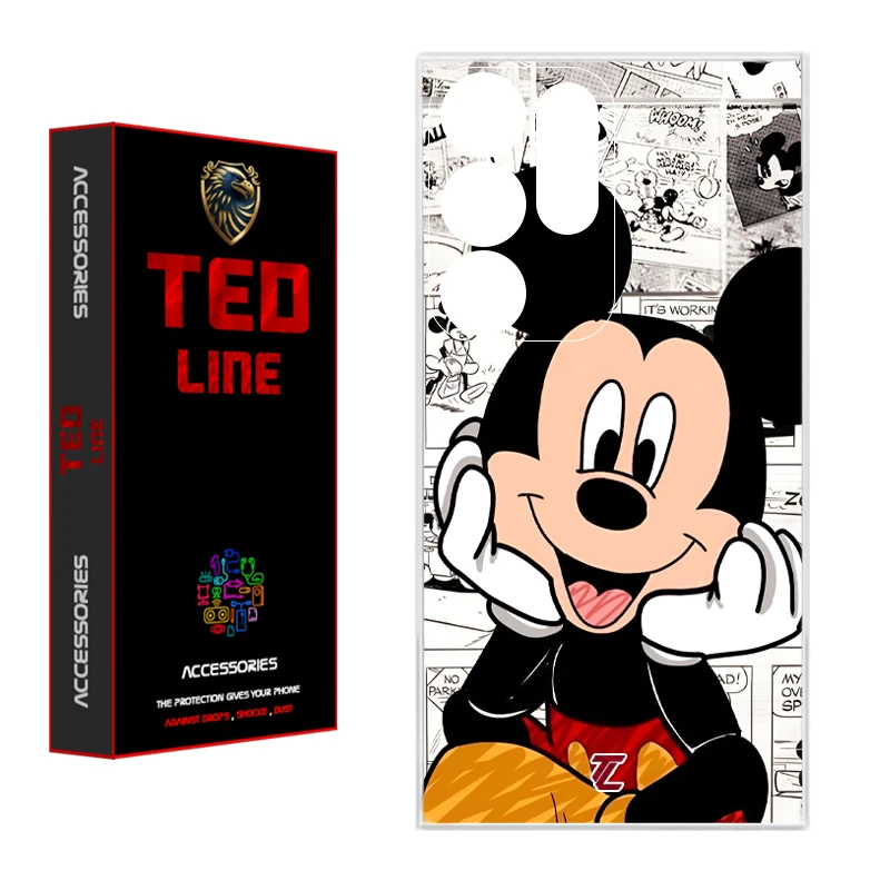 کاور تدلاین طرح میکی موس کد 1151 مناسب برای گوشی موبایل سامسونگ Galaxy S25 Ultra