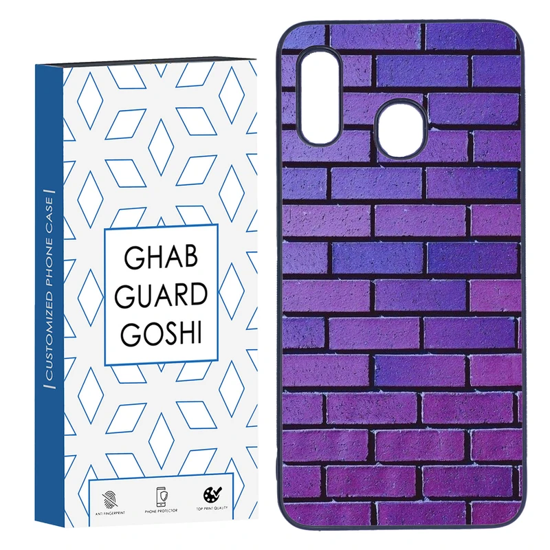 کاور قاب گارد گوشی طرح دیوار آجری کد TPU-255 مناسب برای گوشی موبایل سامسونگ Galaxy A30 / A20
