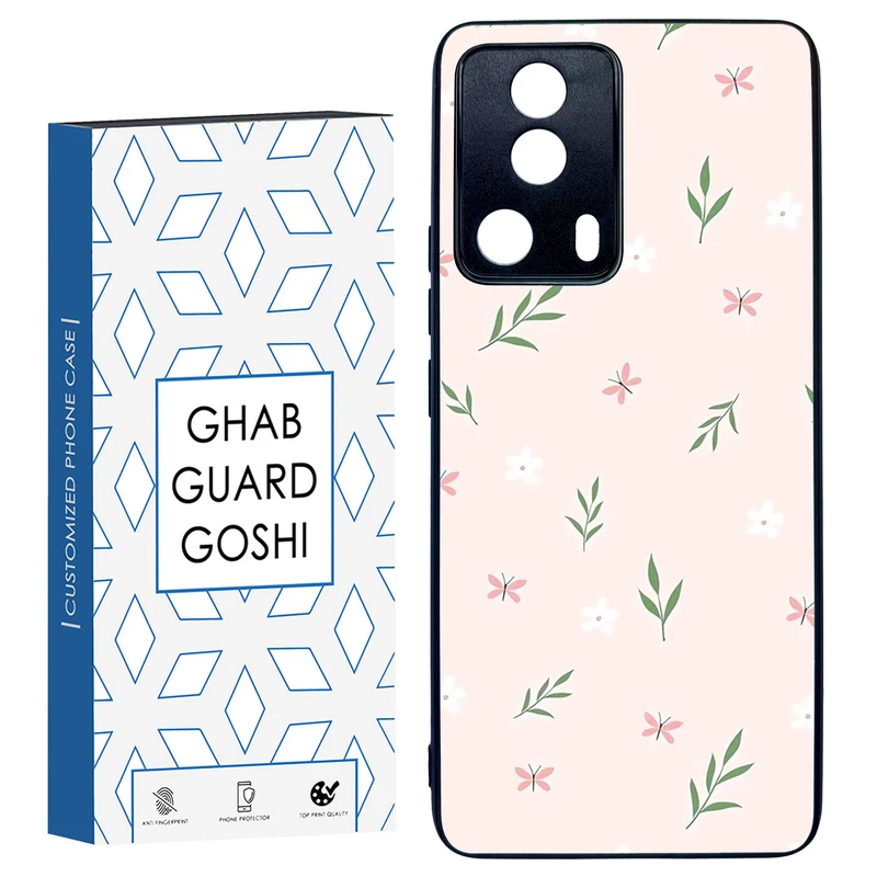 کاور قاب گارد گوشی طرح گل صورتی کد TPU-056 مناسب برای گوشی موبایل شیائومی Mi 13 Lite