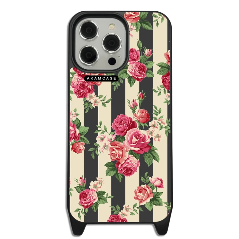 کاور آکام مدل AMC-WLA15PROMAX-FLOWERS12 مناسب برای گوشی موبایل اپل iPhone 15 Pro Max