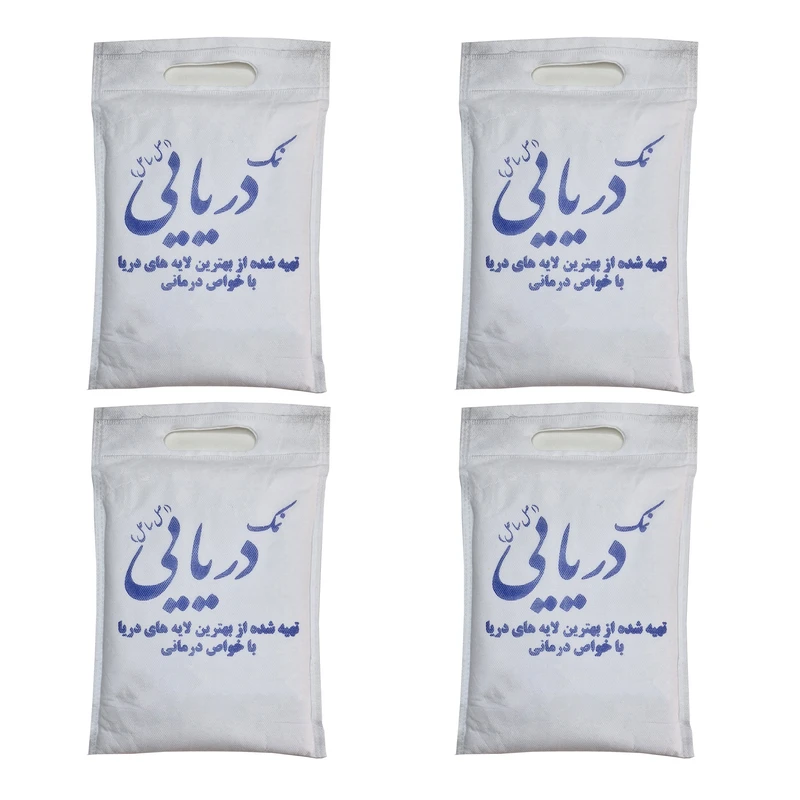 نمک دریایی ید دار ساحل - 1750گرم بسته 4 عددی