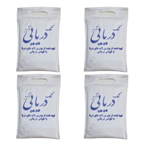 نمک دریایی ید دار ساحل - 1750گرم بسته 4 عددی