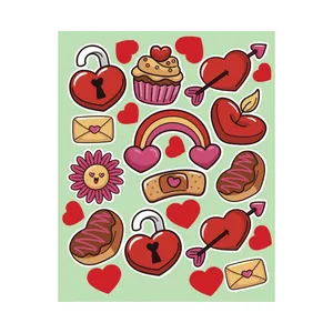 استیکر لپ تاپ مدل قلبی کد 02