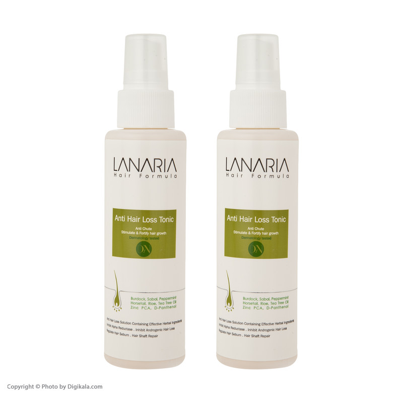 تونیک تقویت کننده مو لاناریا مدل Tea Tree حجم 150 میلی لیتر مجموعه 2 عددی