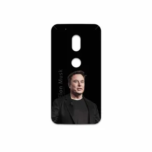 MAHOOT Elon Musk Cover Sticker for Motorola Moto G4 Play