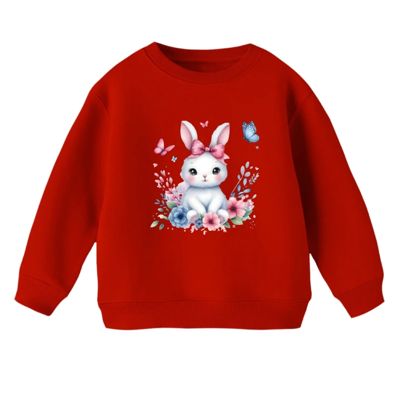 سویشرت بچگانه مدل خرگوش و پروانه 