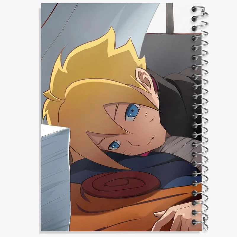 دفتر مشق 50 برگ خندالو مدل بوروتو اوزوماکی انیمه بوروتو Boruto کد 15755