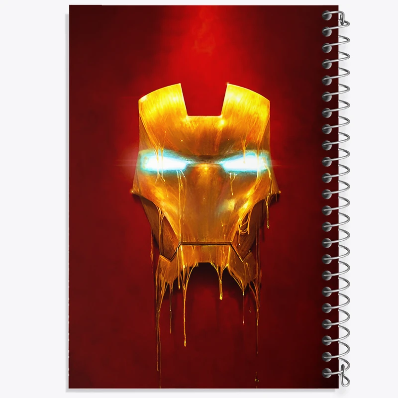 دفتر مشق 100 برگ خندالو طرح مرد آهنی مارول (Marvel) کد F7469