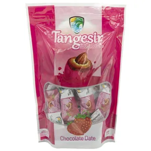 خرما شکلاتی مغزدار توت فرنگی تنگسیر - 450 گرم