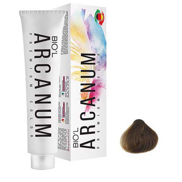 رنگ مو بیول مدل Arcanum شماره 6.83 حجم 100 میلی لیتر رنگ بلوند شکلاتی عسلی تیره