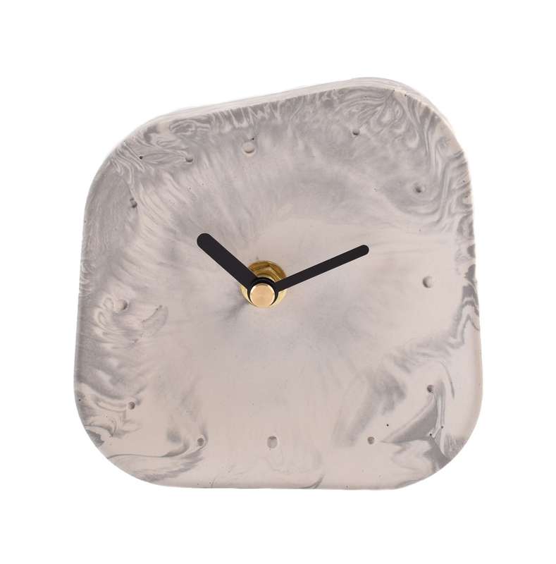 ساعت  رومیزی بتنی مدل ابر بادی کد HG006
