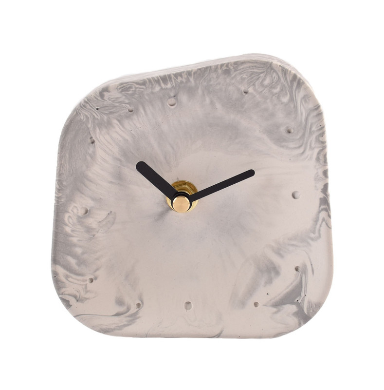 ساعت  رومیزی بتنی مدل ابر بادی کد HG006
