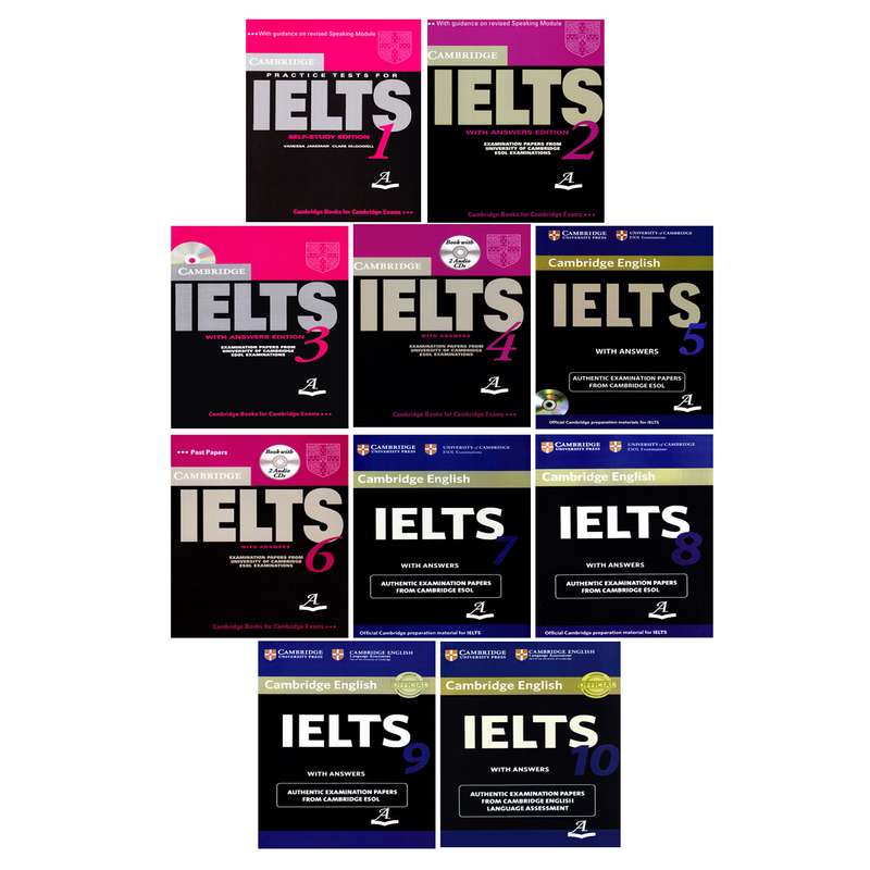 کتاب IELTS Cambridge اثر جمعی از نویسندگان انتشارات آرماندیس جلد 1 تا 10