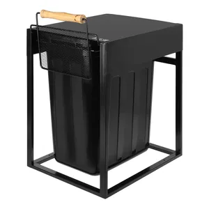 سطل زباله کابینتی استیل استار مدل 001 گنجایش 18 لیتر