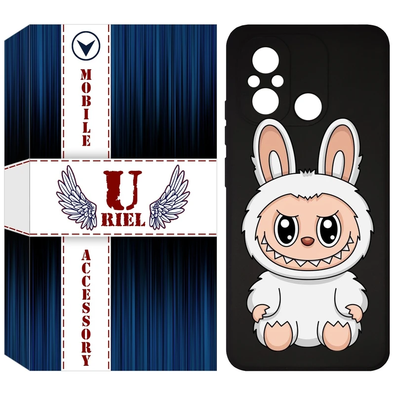 کاور یوریل مدل KSH کد 113 طرح عروسک لبوبو مناسب برای گوشی موبایل شیائومی Redmi 12C