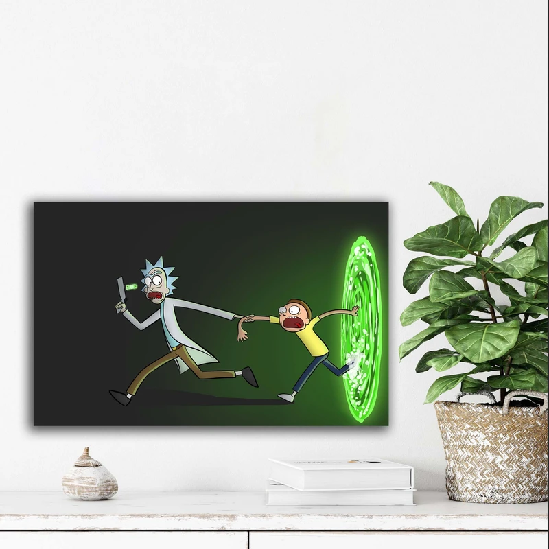 تابلو شاسی آتریسا مدل ریک اند مورتی Rick and Morty