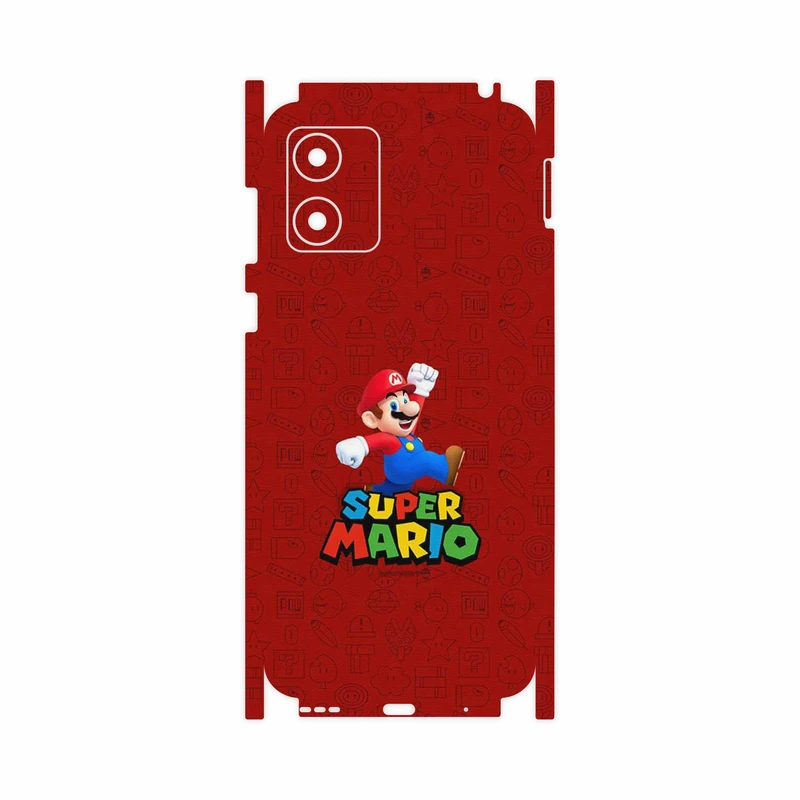 برچسب پوششی ماهوت مدل Super_Mario_Game-FullSkin مناسب برای گوشی موبایل موتورولا Moto E13