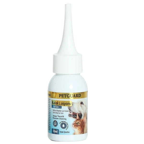 قطره گوش پاک کن سگ و گربه پتگارد مدل ear care وزن 50 میلی لیتر