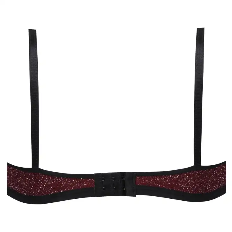 ست شورت و سوتین زنانه ماییلدا مدل MY-3673 رنگ زرشکی