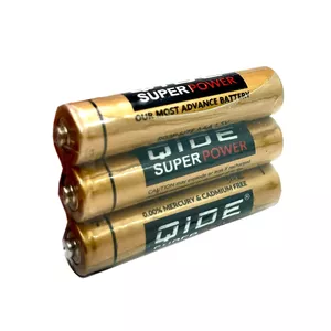 باتری نیم قلمی مدل  Super Power Qioe مجموعه 3 عددی 