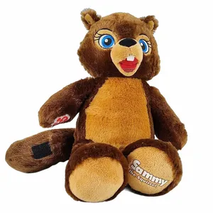 عروسک طرح سنجاب مدل Sammy The Squirrel کد SZ2/60 ارتفاع 40 سانتی‌متر