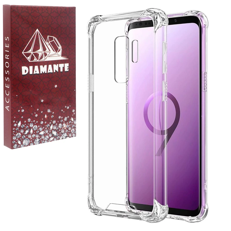 کاور دیامانته مدل بی رنگ مناسب برای گوشی موبایل سامسونگ Galaxy S9