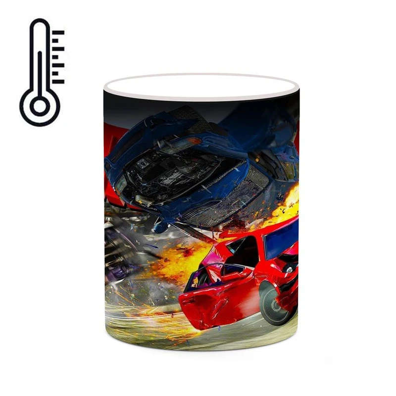 ماگ حرارتی کاکتی مدل بازی Burnout 3ː Takedown کد mgh27793