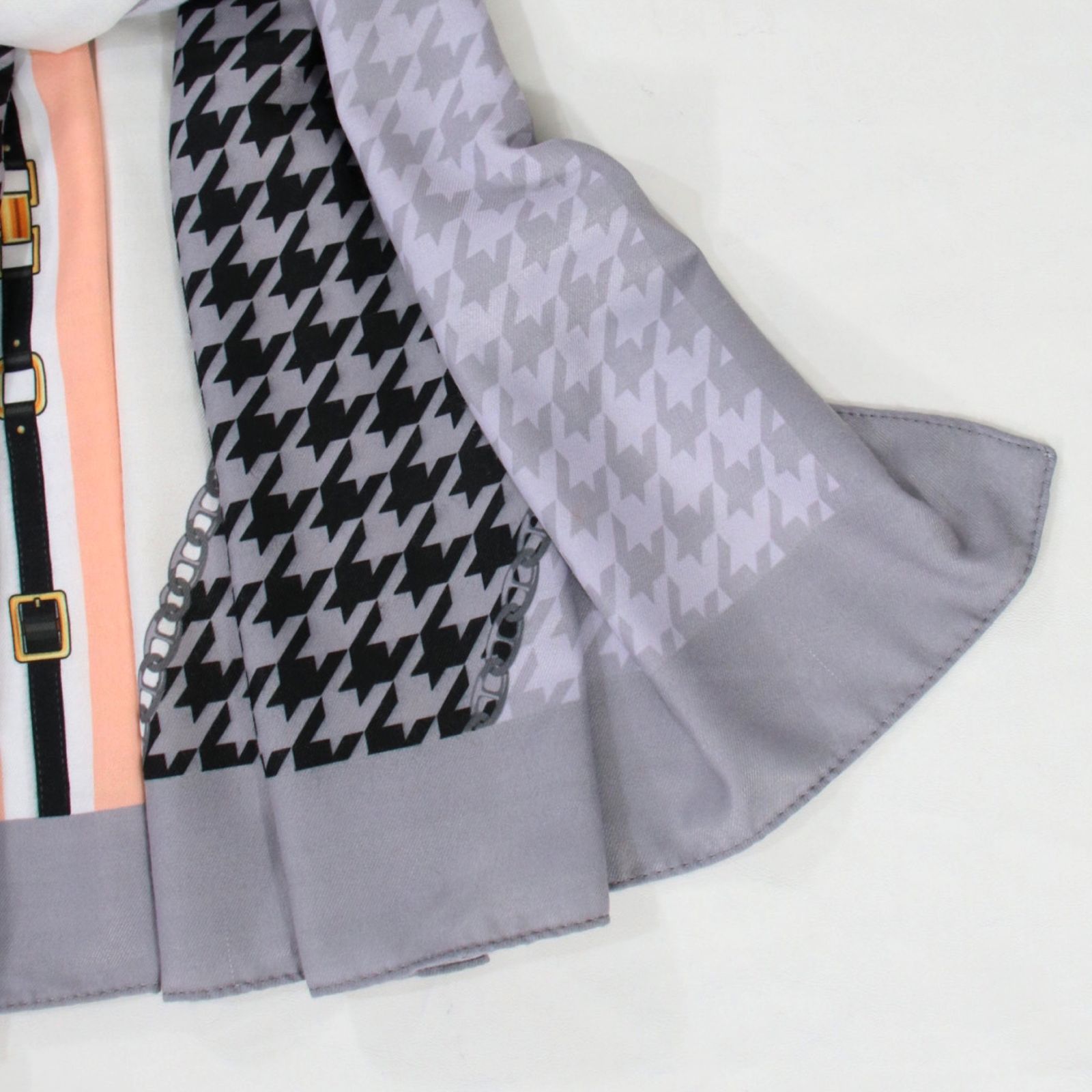 شال زنانه مدل موهر طرح پیچازی کد 2762 - - 26