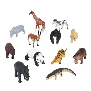 فیگور مدل حیوانات وحشی کد E51-2 مجموعه 12 عددی