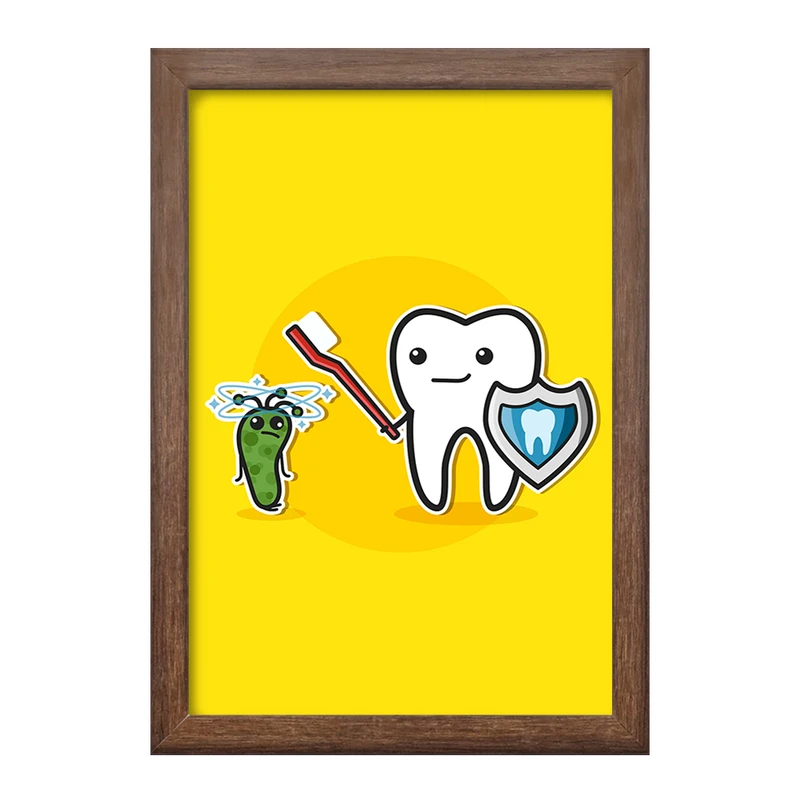 تابلو خندالو طرح دندان و دندانپزشکی کودکانه کد 27771