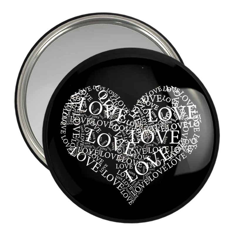 آینه جیبی خندالو مدل عاشقانه کد 27126