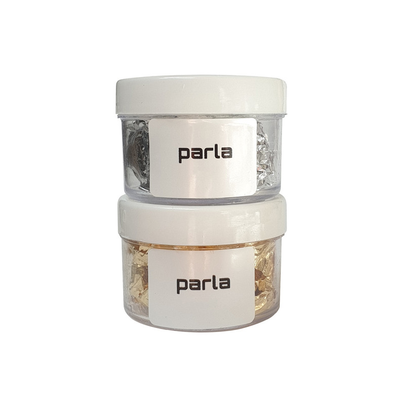 ورق طلا و نقره رزین اپوکسی پارلا کد 10 بسته 2 عددی