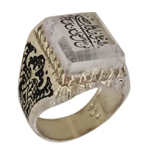 انگشتر نقره مردانه سلین کالا مدل دُر ce-As90