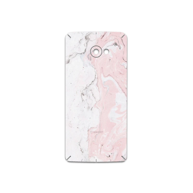 برچسب پوششی ماهوت مدل Blanco-Pink-Marble مناسب برای گوشی موبایل اچ تی سی Butterfly S