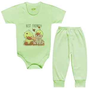 ست بادی و شلوار نوزادی کارانس مدل BSTG-3043