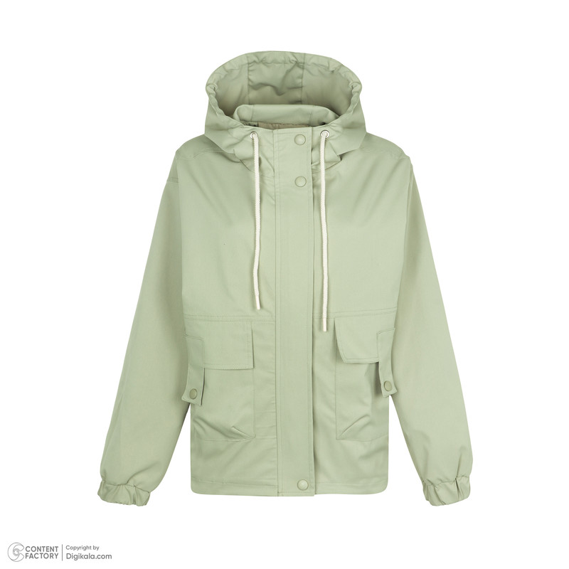 کاپشن بهاره زنانه نیزل مدل 0123 رنگ سبز