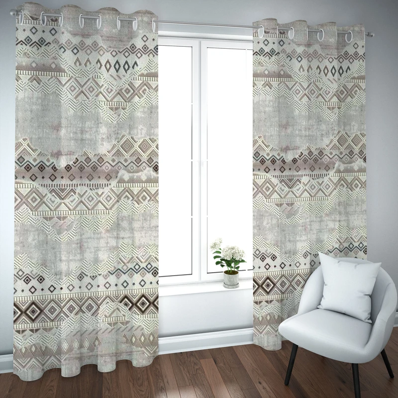 پرده مدل چاپی هازان سایز 300×150 سانتی متر 