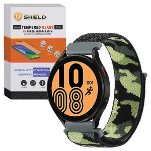 Ultimate Shield Nylon-Army-UL Band for Samsung Galaxy watch 4 / watch 5 / watch 6