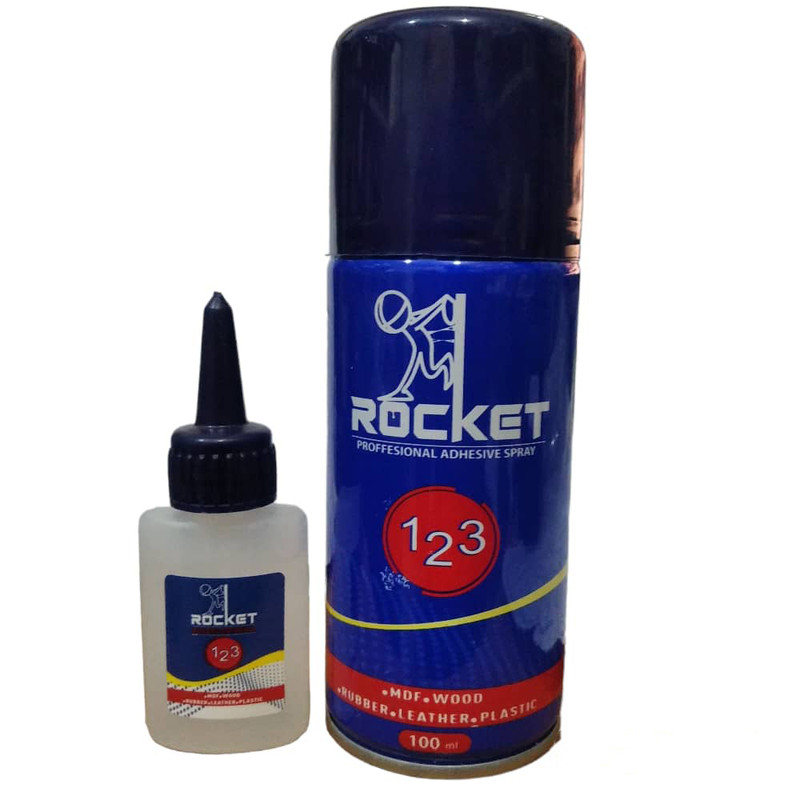 چسب 123 راکت مدل RK-22 حجم 100 میلی لیتر 