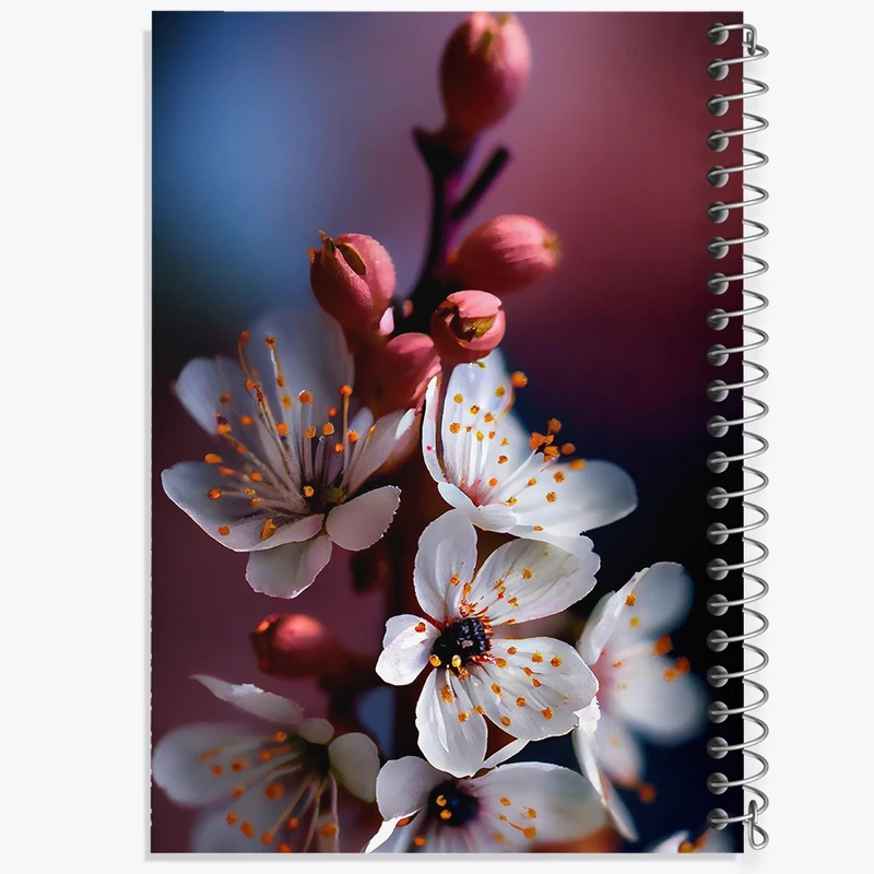 دفتر نت موسیقی 50 برگ خندالو مدل گل کد F1446