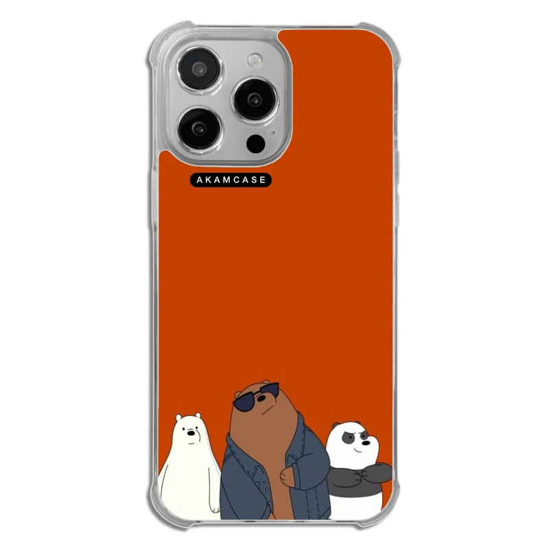 کاور آکام مدل AMCWTA14PROMAX-BARE BEAR1 مناسب برای گوشی موبایل اپل iPhone 14 Pro Max