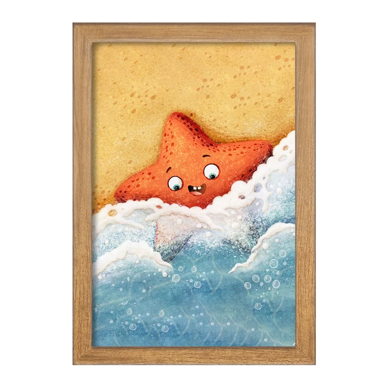 تابلو خندالو مدل ستاره دریایی کد F6259