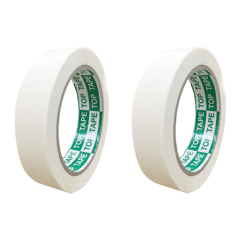 چسب نواری کاغذی تاپ تیپ کد T25 عرض 2.5 سانتی متر بسته 2 عددی