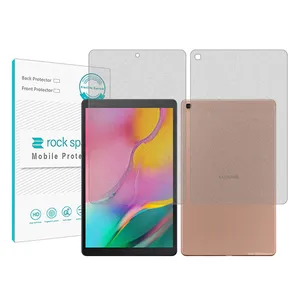 Rockspace model HyMTT screen protector suitable for Samsung Galaxy Tab A 10.1 2019 tablet along with tablet back protector
