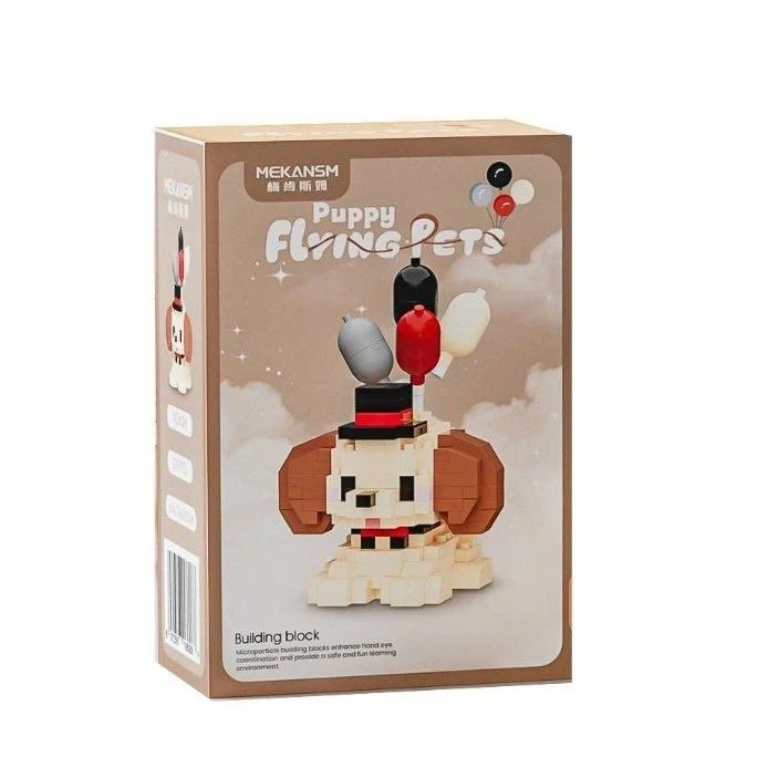 ساختنی ۲۷۶ تکه مدل بادکنکی طرح سگ بانمک