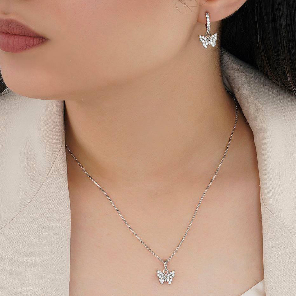 نیم ست زنانه ژوپینگ مدل پروانه کد Z123 نیم ست زنانه ژوپینگ مدل پروانه کد Z123