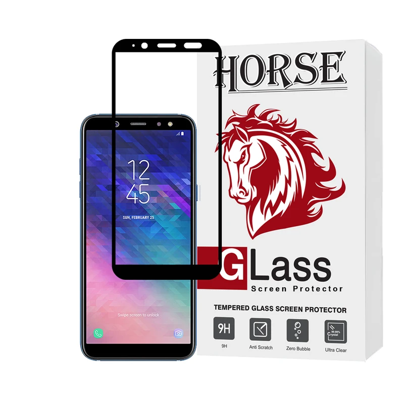 محافظ صفحه نمایش هورس مدل CRMSNWHO مناسب برای گوشی موبایل سامسونگ Galaxy A8 / Galaxy A6 / Galaxy J6